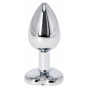Anal Plug Heart Jewel Plug Small Roșu