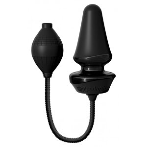 Anal Plug Inflatable Silicone Negru pe SexLab