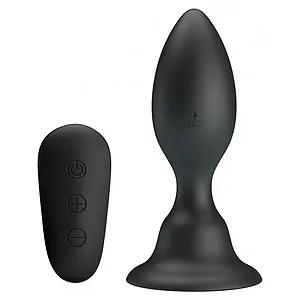 Anal Plug Mr. Play Vibrating Negru pe SexLab