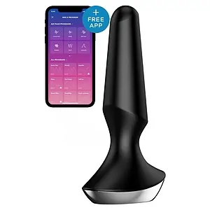 Anal Plug Plug-ilicious 2 Negru pe SexLab