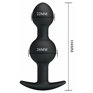 Anal Plug Pretty Love Heavy Negru