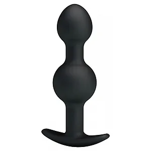 Anal Plug Pretty Love Heavy Negru pe SexLab