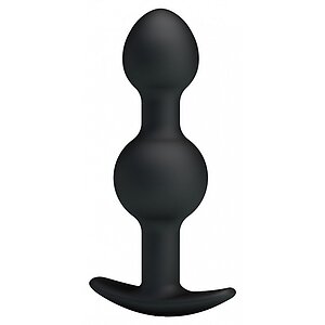 Anal Plug Pretty Love Heavy Negru pe SexLab