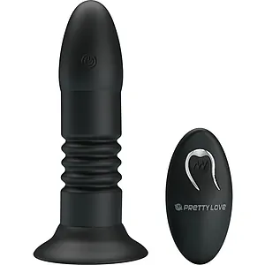 Anal Plug Pretty Love Magic Jingers Negru pe SexLab