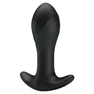 Anal Plug Pretty Love Massager Negru pe SexLab