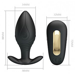 Anal Plug Pretty Love Royal Pleasure Regina Negru