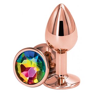 Anal Plug Rear Assets Rose Gold S Multicolor pe SexLab