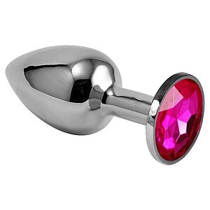 Anal Plug Rosebud Classic Metal Argintiu pe SexLab