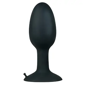 Anal Plug Silicon Large Negru pe SexLab