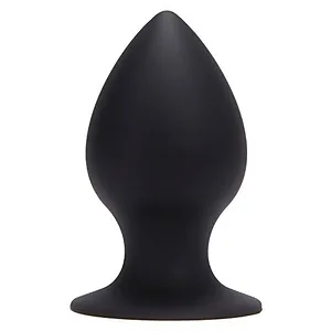 Anal Plug Silicone Smooth Pleasure Negru pe SexLab