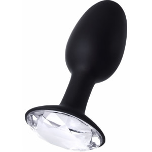 Anal Plug Small Crystal Amulet Negru pe Sexlab.ro