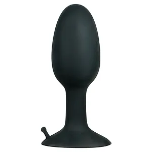 Anal Plug Small Silicone Negru pe SexLab