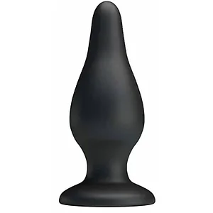 Anal Plug Sturdy Silicone Pretty Love Negru pe SexLab