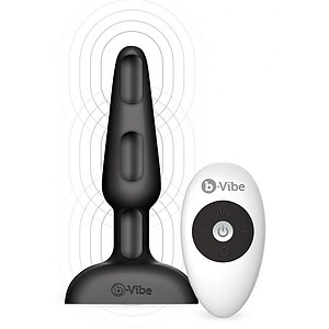 Anal Plug Trio Remote Control Negru pe SexLab