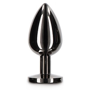 Anal Plug With Diamond Jewel L Negru pe SexLab