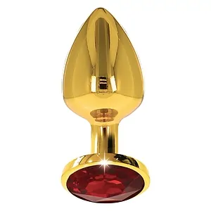 Anal Plug With Diamond Jewel S Auriu pe SexLab