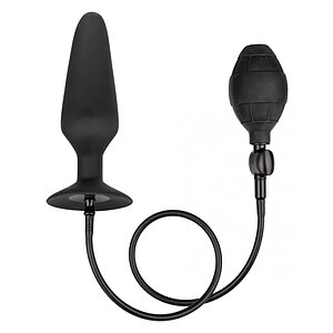 Anal Plug XL Silicone Inflatable 16cm Negru pe SexLab