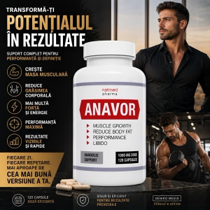 Anavor Creștere Masă Musculară 120 Capsules