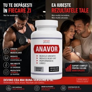 Anavor Creștere Masă Musculară 120 Capsules