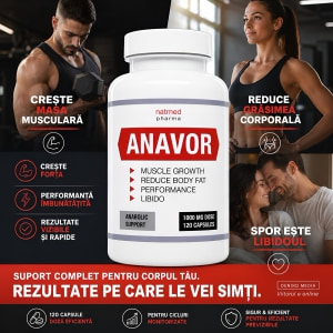 Anavor Creștere Masă Musculară 120 Capsules