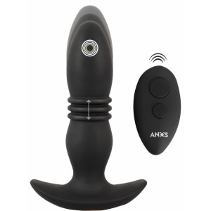 ANOS Plug Anal Vibrator Thrusting — 10 Vibraţii, 6 Împingeri Negru ANOS Plug Anal Vibrator Thrusting — 10 Vibraţii, 6 Împingeri Negru pe Sexlab.ro