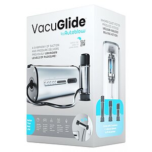 Autoblow VacuGLIDE Mașină De Aspirație Discretă Argintiu