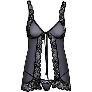 Babydoll Kissable Sandra Negru Babydoll Kissable Sandra Negru pe Sexlab.ro