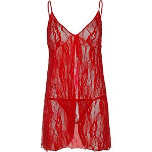 Babydoll Leg Avenue Kamiyah Roșu pe SexLab