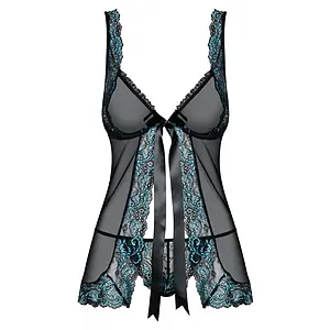 Babydoll Obsessive Chemise Negru pe SexLab