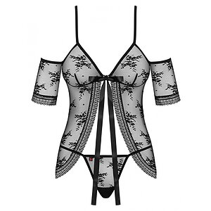 Babydoll Obsessive Jennifairy Negru pe SexLab