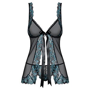Babydoll Obsessive Chemise Negru pe SexLab