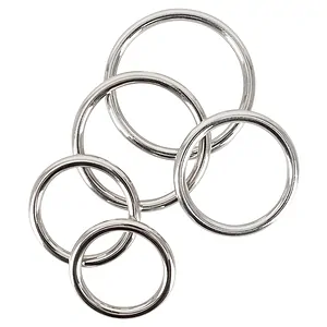 Bad Kitty Set of 5 Metal Rings Argintiu pe SexLab