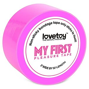 Bandă Fetish My First Non-Sticky Roz pe SexLab