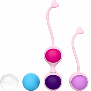 Beautiful Kegel Set: 5 Bile Vaginale Progresive, Discrete Multicolor Beautiful Kegel Set: 5 Bile Vaginale Progresive, Discrete Multicolor pe Sexlab.ro