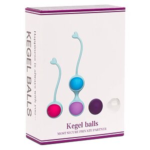 Beautiful Kegel Set: 5 Bile Vaginale Progresive, Discrete Multicolor