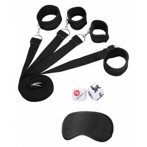 Bed Bindings Attachment System Negru Bed Bindings Attachment System Negru pe Sexlab.ro