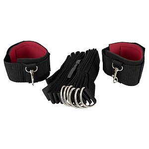 Bed Restraints Negru pe SexLab