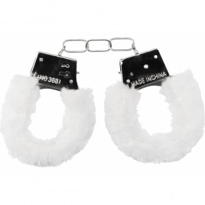 Beginners Handcuffs Furry Alb Beginners Handcuffs Furry Alb pe Sexlab.ro
