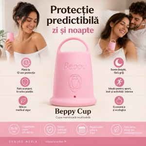 Beppy Asha – cupă Menstruală Flexibilă, sigură