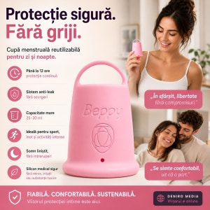 Beppy Asha – cupă Menstruală Flexibilă, sigură