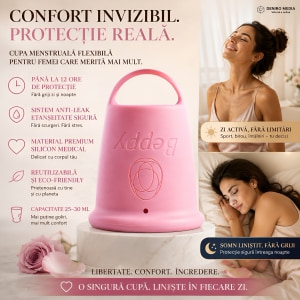 Beppy Asha – cupă Menstruală Flexibilă, sigură