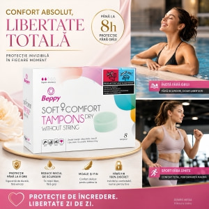 Beppy Dry – Tampon Burete Fără Fir, Discret 8 Ore