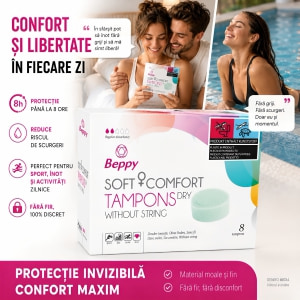 Beppy Dry – Tampon Burete Fără Fir, Discret 8 Ore