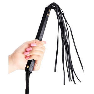 Bici Fetish Fantasy Series First Time Flogger Negru pe SexLab