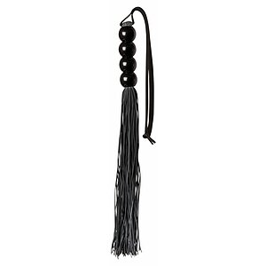 Bici Silicon Flogger Negru pe SexLab