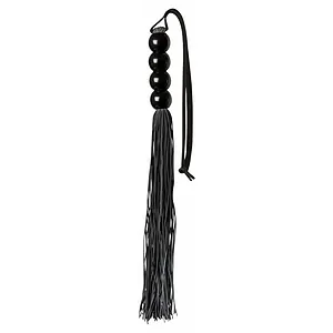 Bici Silicone Flogger Negru pe SexLab