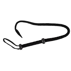 Bici Single Tail Leather Whip Negru pe Sexlab.ro