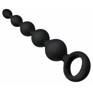 Margele Anale Din Silicon 14cm Negru Margele Anale Pentru Incepatori Silicon