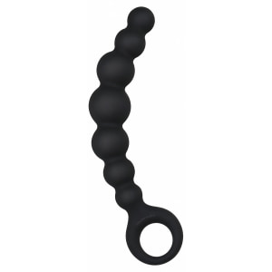 Bile Anale Din Silicon Cu Striații 18cm Negru Bile Anale Din Silicon Cu Striații 18cm Negru pe Sexlab.ro