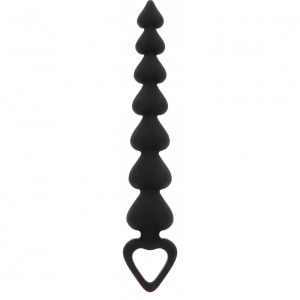 Bile Anale ToyJoy Heart Beads Negru